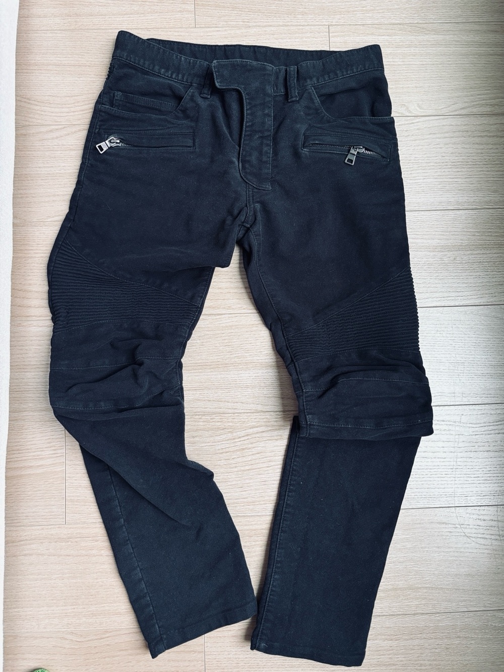 Balmain Slim-fit biker jeans denim